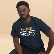 Load image into Gallery viewer, Word Over World Unisex Short Sleeve (White Text)