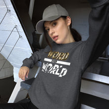 Load image into Gallery viewer, Word Over World Unisex Long Sleeve (White Text)