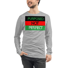 Cargar imagen en el visor de la galería, Purposed Not Perfect Unisex Long Sleeve