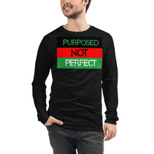 Cargar imagen en el visor de la galería, Purposed Not Perfect Unisex Long Sleeve