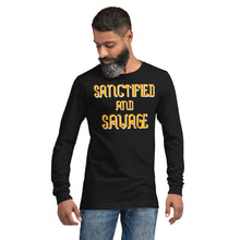 Cargar imagen en el visor de la galería, Sanctified and Savage Unisex Long Sleeve