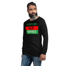 Cargar imagen en el visor de la galería, Purposed Not Perfect Unisex Long Sleeve