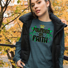Cargar imagen en el visor de la galería, Founded On Faith Unisex Long Sleeve