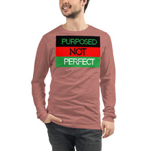 Cargar imagen en el visor de la galería, Purposed Not Perfect Unisex Long Sleeve