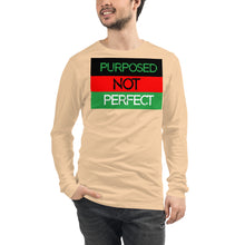 Cargar imagen en el visor de la galería, Purposed Not Perfect Unisex Long Sleeve