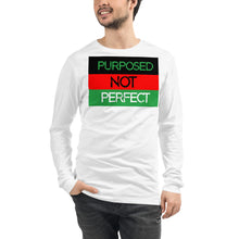 Cargar imagen en el visor de la galería, Purposed Not Perfect Unisex Long Sleeve