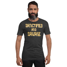 Cargar imagen en el visor de la galería, Sanctified And Savage Unisex Short Sleeve
