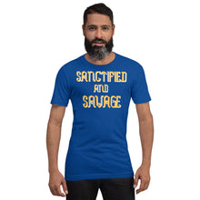 Cargar imagen en el visor de la galería, Sanctified And Savage Unisex Short Sleeve