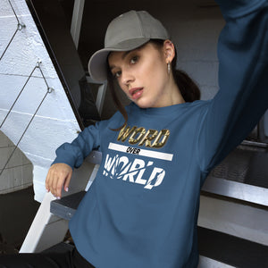 Word Over World Unisex Long Sleeve (White Text)