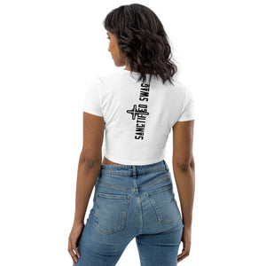 Founded On Faith Crop Top