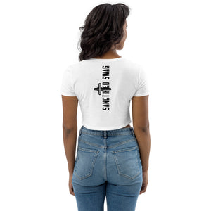 Founded On Faith Crop Top