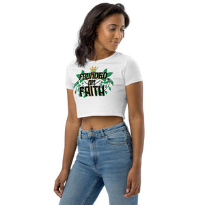 Founded On Faith Crop Top