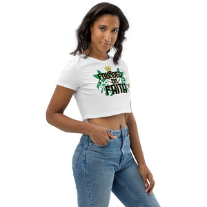 Founded On Faith Crop Top