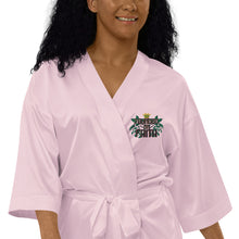 Load image into Gallery viewer, Founded on Faith Satin robe
