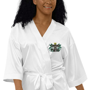 Founded on Faith Satin robe