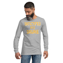 Load image into Gallery viewer, Sanctified and Savage Unisex Long Sleeve
