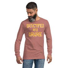 Load image into Gallery viewer, Sanctified and Savage Unisex Long Sleeve
