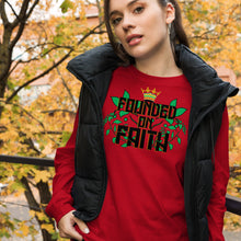 Load image into Gallery viewer, Founded On Faith Unisex Long Sleeve
