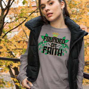 Founded On Faith Unisex Long Sleeve