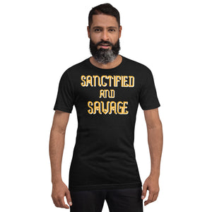 Sanctified And Savage Unisex Short Sleeve