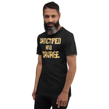 Load image into Gallery viewer, Sanctified And Savage Unisex Short Sleeve
