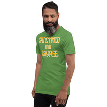 Load image into Gallery viewer, Sanctified And Savage Unisex Short Sleeve
