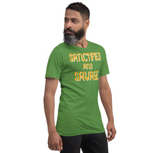 Load image into Gallery viewer, Sanctified And Savage Unisex Short Sleeve
