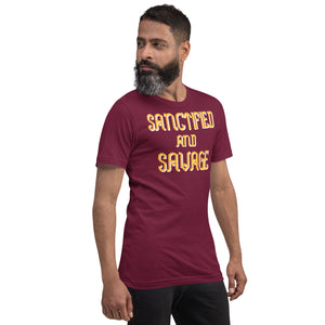 Sanctified And Savage Unisex Short Sleeve